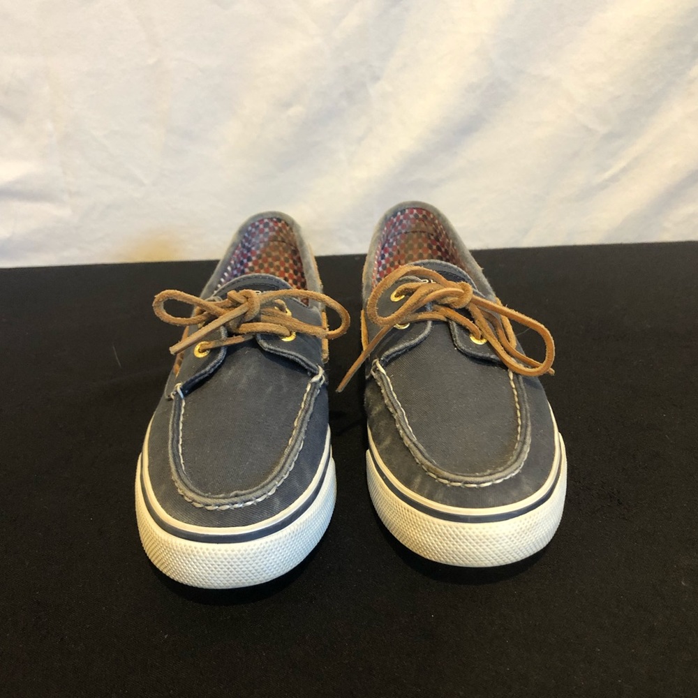 Navy Distressed Sperry Boat Shoes